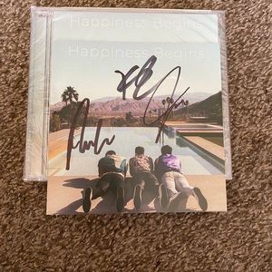 Jonas Brothers Happiness Begins signed cd